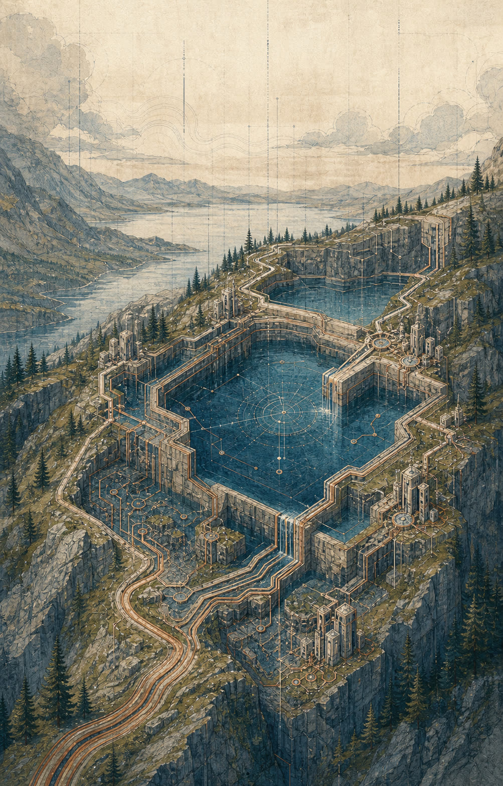 Terrace Reservoir, an Atlas environment study.